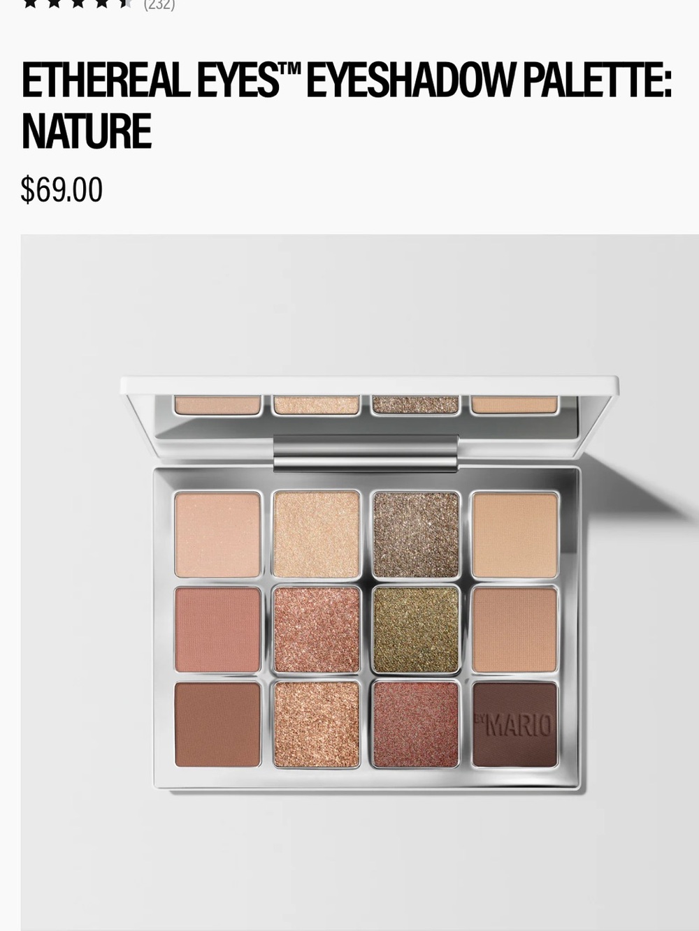 Makeup by Mario Ethereal Eyes™ Nature Eyeshadow Palette